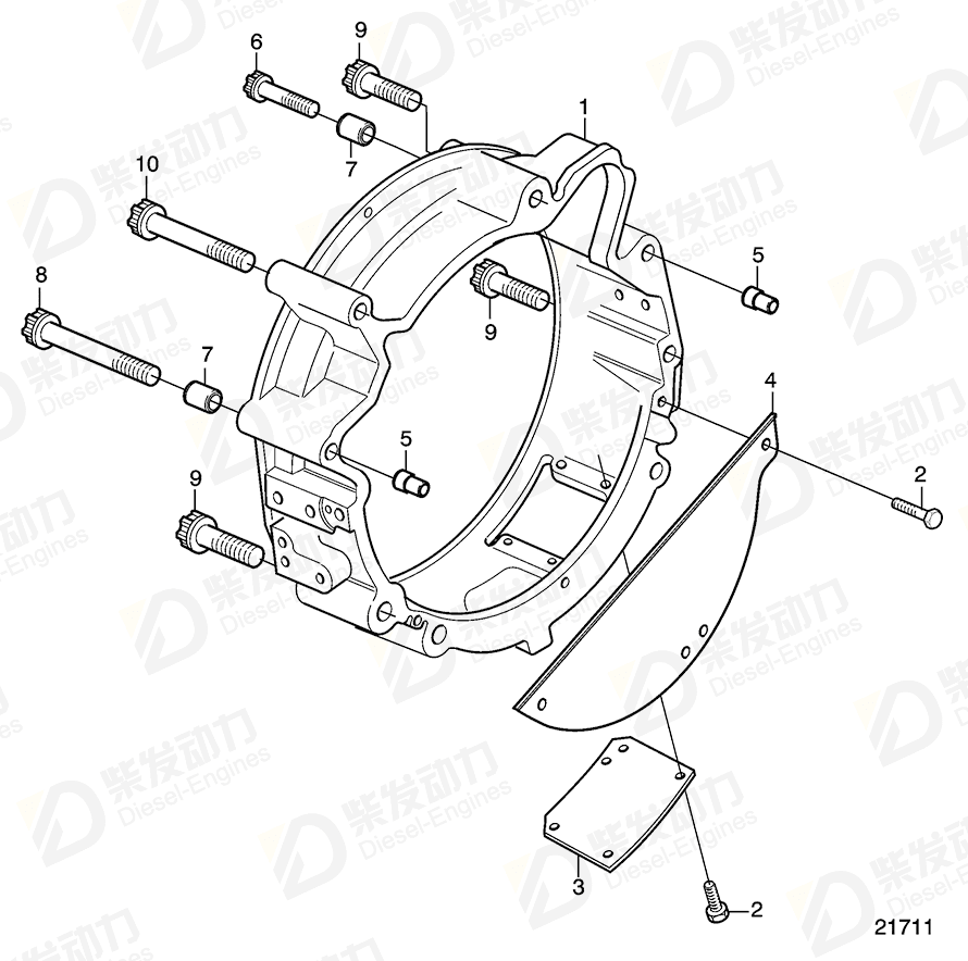 volvo penta Bushing 20585971 Drawing volvo penta Bushing 20585971 Drawing